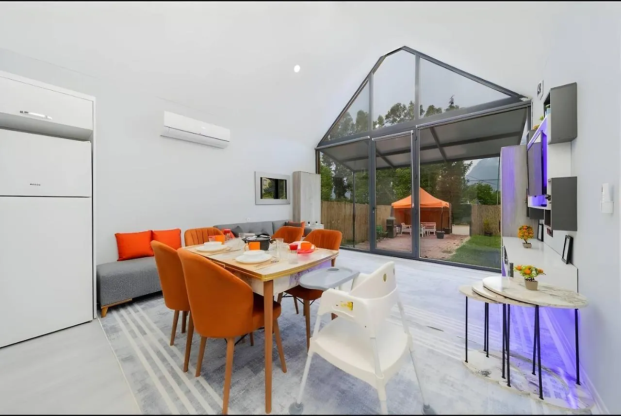 Villa Orange House Private Garden Terrace Hot Tub Mountain Views Konyaalti Antalya Turkey
